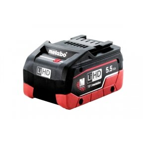Akumuliatorius 18 V / 5,5 Ah LiHD, Metabo