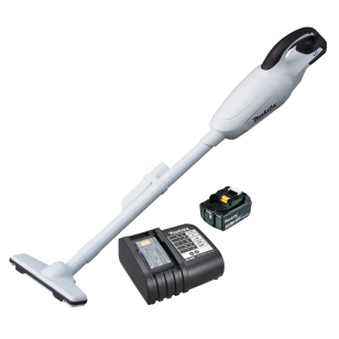 Akumuliatorinis dulkių siurblys Makita DCL180RTW su 5 Ah 18V baterija ir krovikliu