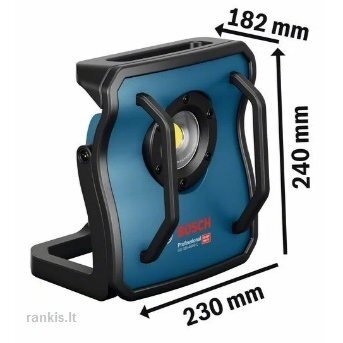 Akumuliatorinis prožektorius Bosch GLI 18V-4000 C, 4000 lm 1 Akumuliatorinis prožektorius Bosch GLI 18V-4000 C, 4000 lm 1