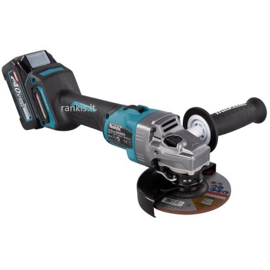 Akumuliatorinis kampinis šlifuoklis XGT ® 40Vmax Makita GA005GM201, 2x4,0Ah Akumuliatorinis kampinis šlifuoklis XGT ® 40Vmax Makita GA005GM201, 2x4,0Ah