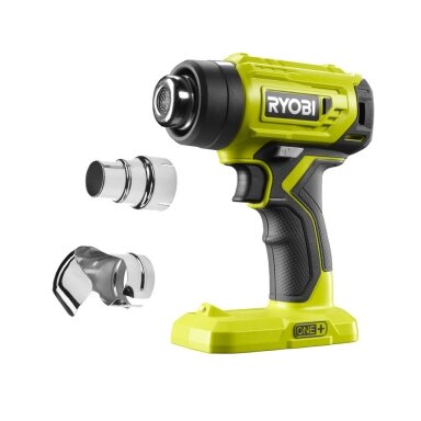 Akumuliatorinis karšto oro pūstuvas Ryobi R18HG-0, 18 V (be akum. ir kroviklio) Akumuliatorinis karšto oro pūstuvas Ryobi R18HG-0, 18 V (be akum. ir kroviklio)