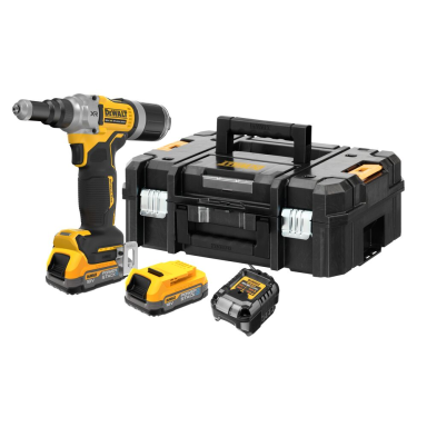 Akumuliatorinis kniediklis DeWalt DCF414E2GT-QW, 6.4mm, 18V, (2x1.7Ah) Akumuliatorinis kniediklis DeWalt DCF414E2GT-QW, 6.4mm, 18V, (2x1.7Ah)