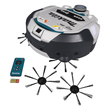 Akumuliatorinis siurblys-robotas Makita DRC300Z, 2x18 V, Li-Ion, (be akum. ir krov.) Akumuliatorinis siurblys-robotas Makita DRC300Z, 2x18 V, Li-Ion, (be akum. ir krov.)