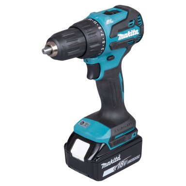 Akumuliatorinis smūginis suktuvas-gręžtuvas Makita DHP490Z, 18V (be akum. ir krov.)