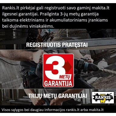 Akumuliatorių ir dvigubo kroviklio komplektas su lagaminu Makita 198077-8, 18V, BL1860B x2, DC18RD, LXT® Akumuliatorių ir dvigubo kroviklio komplektas su lagaminu Makita 198077-8, 18V, BL1860B x2, DC18RD, LXT®