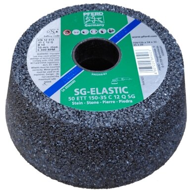 Akmens šlifavimo taurė PFERD ETT150-35C12Q SG Akmens šlifavimo taurė PFERD ETT150-35C12Q SG