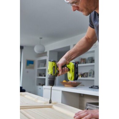 Akumuliatorinis suktuvas - gręžtuvas Ryobi R18DD2-120S, 18V, 1x2.0Ah 4