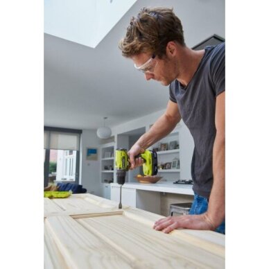 Akumuliatorinis suktuvas - gręžtuvas Ryobi R18DD2-120S, 18V, 1x2.0Ah 3