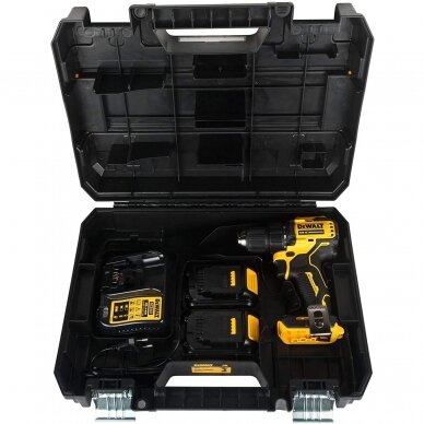Akum. suktuvas-gręžtuvas DeWalt DCD708S2T-QW; 18 V; 2x1,5Ah 2 Akum. suktuvas-gręžtuvas DeWalt DCD708S2T-QW; 18 V; 2x1,5Ah 2
