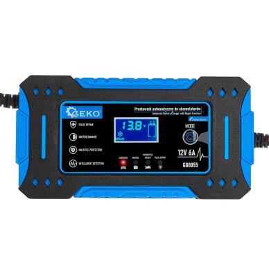 Akumuliatoriaus įkrovėjas-paleidėjas12V 8A 2