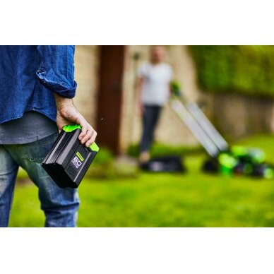Akumuliatoriaus ir kroviklio komplektas Greenworks GSK60B2, 60 V, 2,0 Ah, 2 A 4 Akumuliatoriaus ir kroviklio komplektas Greenworks GSK60B2, 60 V, 2,0 Ah, 2 A 4