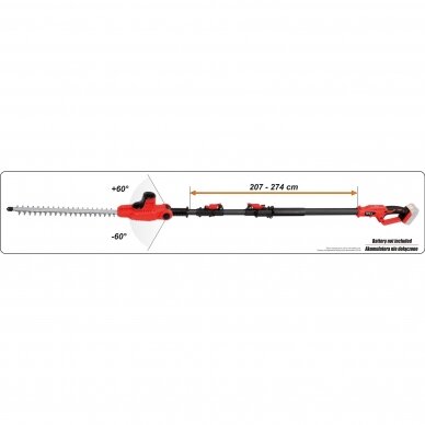 Akumuliatorinė akštapjovė Yato YT-82835, 18V (be akumuliatoriaus ir kroviklio) 2 Akumuliatorinė akštapjovė Yato YT-82835, 18V (be akumuliatoriaus ir kroviklio) 2