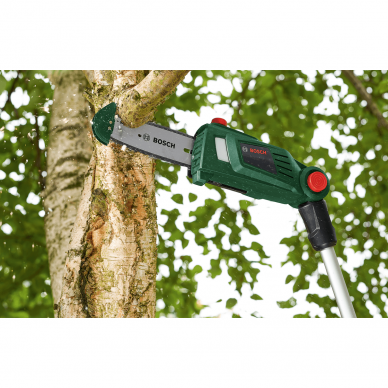 Akumuliatorinė aukštapjovė Bosch UniversalChainPole 18, 18 V, 2.5 Ah 2 Akumuliatorinė aukštapjovė Bosch UniversalChainPole 18, 18 V, 2.5 Ah 2