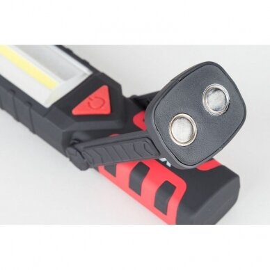 Akumuliatorinė darbo lempa, LED 3W, Li-on 2800mAh 5 Akumuliatorinė darbo lempa, LED 3W, Li-on 2800mAh 5