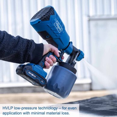 Akumuliatorinė dažymo purškimo sistema C-APS700-X – SET S, Scheppach 8