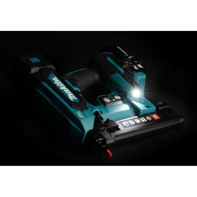 Akumuliatorinis siaurų kabių kabiakalis Makita DST630ZJ, 18 V (be akum. ir krov.) 7