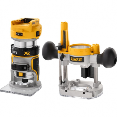 Akumuliatorinė freza DeWalt DCW604NT, 18 V, (be akum. ir krov.) 1 Akumuliatorinė freza DeWalt DCW604NT, 18 V, (be akum. ir krov.) 1