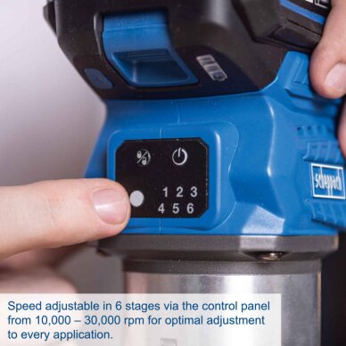 Akumuliatorinė freza BC-EHR24-X – SET S, Scheppach 4