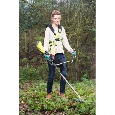 Akumuliatorinė krūmapjovė su dviranke rankena Ryobi OBC1820B, 18V 4 Akumuliatorinė krūmapjovė su dviranke rankena Ryobi OBC1820B, 18V 4