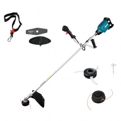 Akumuliatorinė krūmapjovė / trimeris Makita DUR369AZ X3, 18 V (be akum. ir krov.) Akumuliatorinė krūmapjovė / trimeris Makita DUR369AZ X3, 18 V (be akum. ir krov.)