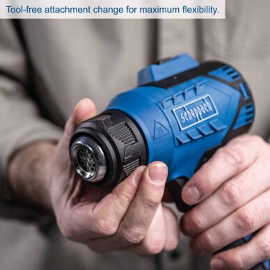 Akumuliatorinė orapūtė C-HAG550-X – SET S, Scheppach 5