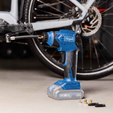 Akumuliatorinis kompresorius Scheppach HC-AC20-X, 20 V, (be akum. ir krov.) 2 Akumuliatorinis kompresorius Scheppach HC-AC20-X, 20 V, (be akum. ir krov.) 2