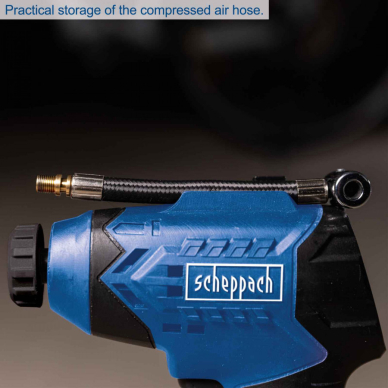 Akumuliatorinis kompresorius Scheppach HC-AC20-X, 20 V, (be akum. ir krov.) 6 Akumuliatorinis kompresorius Scheppach HC-AC20-X, 20 V, (be akum. ir krov.) 6