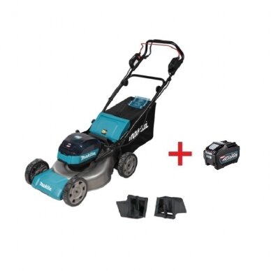 Akumuliatorinė vejapjovė MAKITA LM001GZ01, 40V, 48cm + DOVANA BL4040 Akumuliatorinė vejapjovė MAKITA LM001GZ01, 40V, 48cm + DOVANA BL4040