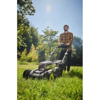 Akumuliatorinė vejapjovė Ryobi RY36LMX51A-160, 36 V (1x 6.0 Ah) 4 Akumuliatorinė vejapjovė Ryobi RY36LMX51A-160, 36 V (1x 6.0 Ah) 4