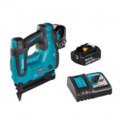 Akumuliatorinis smeigiakalis Makita DBN500RMJ, 18 V, 2x4,0Ah Akumuliatorinis smeigiakalis Makita DBN500RMJ, 18 V, 2x4,0Ah