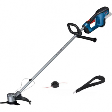 Akumuliatorinė žoliapjovė-trimeris Bosch GFR 18V-23, 18 V, (be akum. ir krov.) Akumuliatorinė žoliapjovė-trimeris Bosch GFR 18V-23, 18 V, (be akum. ir krov.)