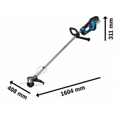 Akumuliatorinė žoliapjovė-trimeris Bosch GRT 18V-33, 18 V, (be akum. ir krov.) 1 Akumuliatorinė žoliapjovė-trimeris Bosch GRT 18V-33, 18 V, (be akum. ir krov.) 1