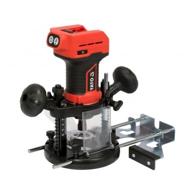 Akumuliatorinės frezavimo staklės | 18V | 3 viename | be baterijos (YT-82194) Akumuliatorinės frezavimo staklės | 18V | 3 viename | be baterijos (YT-82194)