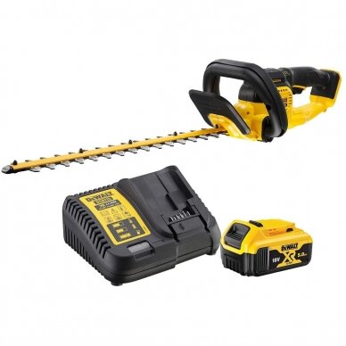 Akumuliatorinės gyvatovių žirklės DeWalt DCMHT563P1-QW, 55cm, 18V, 1x5Ah Akumuliatorinės gyvatovių žirklės DeWalt DCMHT563P1-QW, 55cm, 18V, 1x5Ah