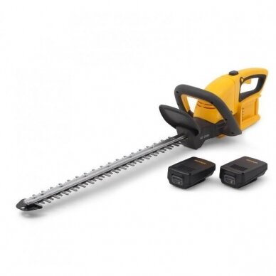 Akumuliatorinės gyvatvorių žirklės STIGA HT 300E KIT, 2x20 V, 2.0 Ah Akumuliatorinės gyvatvorių žirklės STIGA HT 300E KIT, 2x20 V, 2.0 Ah