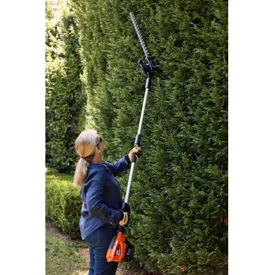 Akumuliatorinės gyvatvorių žirklės su stiebu ECHO DHCA-310, 40 V, (be akum. ir krov.) 2 Akumuliatorinės gyvatvorių žirklės su stiebu ECHO DHCA-310, 40 V, (be akum. ir krov.) 2