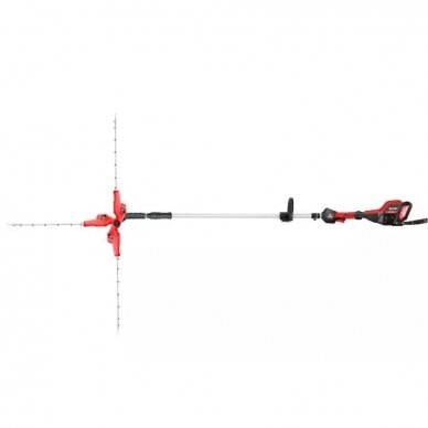 Akumuliatorinės teleskopinės gyvatvorių žirklės Blue Bird PHT 22-52, 21V, 1x5Ah Akumuliatorinės teleskopinės gyvatvorių žirklės Blue Bird PHT 22-52, 21V, 1x5Ah