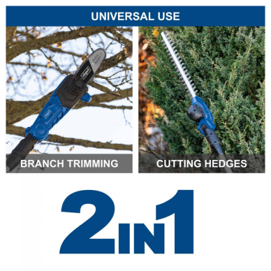 Akumuliatorinės gyvatvorių žirklės - aukštapjovė Scheppach 5912404900&SCHEP, 20 V, (be akum. ir krov.) 3 Akumuliatorinės gyvatvorių žirklės - aukštapjovė Scheppach 5912404900&SCHEP, 20 V, (be akum. ir krov.) 3