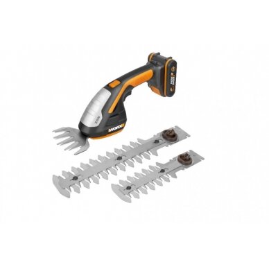 Akumuliatorinės žirklės WG801E 12/20 cm, Worx 3 Akumuliatorinės žirklės WG801E 12/20 cm, Worx 3