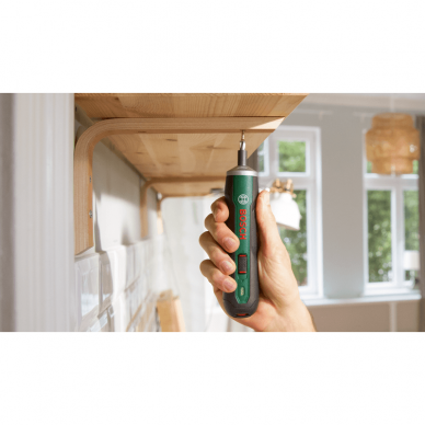 Akumuliatorinis atsuktuvas Bosch PushDrive, 3,6 V, 1,5 Ah 2 Akumuliatorinis atsuktuvas Bosch PushDrive, 3,6 V, 1,5 Ah 2