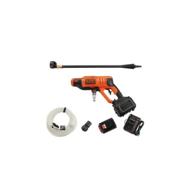 Akumuliatorinis Aukšto slėgio plautuvas, 1x2aH, 1a įkroviklis, BCPC18D1-QW, 1 X 2AH, Black&amp;Decker