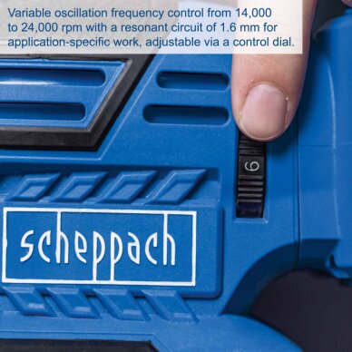 Akumuliatorinis daugiafunkcis šlifuoklis C-MSA3/1-X – SET S, Scheppach 6