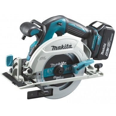 Akumuliatorinis diskinis pjūklas Makita DHS680RMJ, 18V, 4,0Ah 1 Akumuliatorinis diskinis pjūklas Makita DHS680RMJ, 18V, 4,0Ah 1