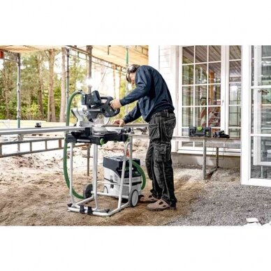 Akumuliatorinis dulkių siurblys CLEANTEC Festool CTLC MINI I-Plus, 18 V, 4 x 5,0 Ah, (577670) 4 Akumuliatorinis dulkių siurblys CLEANTEC Festool CTLC MINI I-Plus, 18 V, 4 x 5,0 Ah, (577670) 4