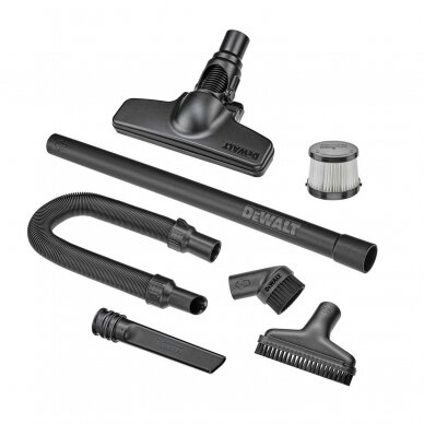 Akumuliatorinis dulkių siurblys DeWalt DCV501LN-XJ, 18V (be akum. ir krov.) 1 Akumuliatorinis dulkių siurblys DeWalt DCV501LN-XJ, 18V (be akum. ir krov.) 1