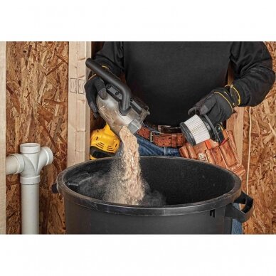 Akumuliatorinis dulkių siurblys DeWalt DCV501LN-XJ, 18V (be akum. ir krov.) 3 Akumuliatorinis dulkių siurblys DeWalt DCV501LN-XJ, 18V (be akum. ir krov.) 3