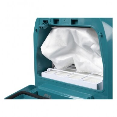 Akumuliatorinis dulkių siurblys (kuprinė) Makita VC009GZ01, 40 V, (be akum. ir krov.) 7 Akumuliatorinis dulkių siurblys (kuprinė) Makita VC009GZ01, 40 V, (be akum. ir krov.) 7