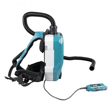 Akumuliatorinis dulkių siurblys (kuprinė) Makita VC009GZ01, 40 V, (be akum. ir krov.) 4 Akumuliatorinis dulkių siurblys (kuprinė) Makita VC009GZ01, 40 V, (be akum. ir krov.) 4