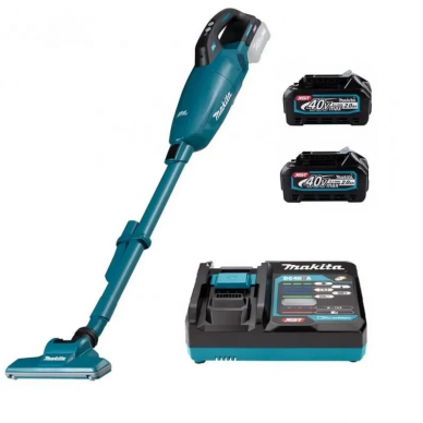 Akumuliatorinis dulkių siurblys Makita CL001GD202, 40 Vmax, 2 x 2,0 Ah Akumuliatorinis dulkių siurblys Makita CL001GD202, 40 Vmax, 2 x 2,0 Ah