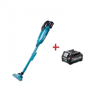 Akumuliatorinis dulkių siurblys Makita CL001GZ05, 40V + DOVANA BL4025 Akumuliatorinis dulkių siurblys Makita CL001GZ05, 40V + DOVANA BL4025